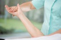 Upper limb exercise Royalty Free Stock Photo