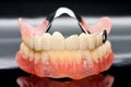 Dental prosthesis Royalty Free Stock Photo