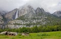 Upper and Lower Falls Yosemite National Park Royalty Free Stock Photo