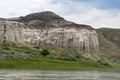 Upper Missouri river, Montana Royalty Free Stock Photo