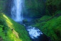 Columbia River Gorge, Oregon, Upper Multnomah Falls, Pacific Northwest, USA Royalty Free Stock Photo