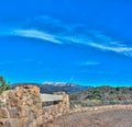 Upper Ojai looking toward Topa Topa. Royalty Free Stock Photo