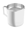 Upper open stainless gutter cup