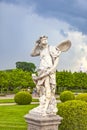 Upper Park Palace complex of Petergof. Zephyrus Sculpture Royalty Free Stock Photo