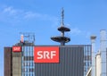 Upper part of the building of the Swiss Radio and Television company in Zurich