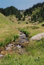 Upper part of the Deveses river in Andorra