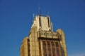 Upper part of a high-rise building