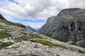 Canyon with road Trollstigen, Norway - Scandinavia Royalty Free Stock Photo