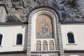The upper part of the Serbian Orthodox monastery of Ostrog in Montenegro Royalty Free Stock Photo