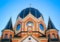 Upper part of the synagogue building