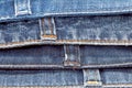 The upper parts of jeans Royalty Free Stock Photo