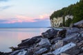 Upper Peninsula Lake Michigan Sunset Royalty Free Stock Photo