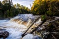 Upper Peninsula Scenic Waterfall Forest Royalty Free Stock Photo