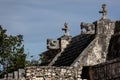 Upper platform of the Temple of a Thousand Warriors Royalty Free Stock Photo