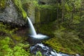 Upper ponytail falls in Columbia river gorge, Oregon Royalty Free Stock Photo