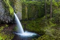 Upper ponytail falls in Columbia river gorge, Oregon Royalty Free Stock Photo