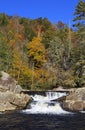 Upper Portion of Linville Falls Royalty Free Stock Photo