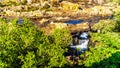 Upper portion of Lisbon Falls near God`s Window on the Panorama Route Royalty Free Stock Photo