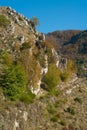 Upper and rocky part of Mount Faito Royalty Free Stock Photo