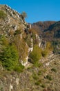 Upper and rocky part of Mount Faito