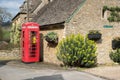 UPPER SLAUGHTER, GLOUCESTERSHIRE/UK - MARCH 24 : Defibrillator i Royalty Free Stock Photo