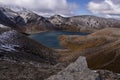 Upper Tama Lake Landscape, Tongariro National Park, New Zealand Royalty Free Stock Photo