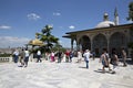 Upper terrace and Baghdad Kiosk, Topkapi Palace Royalty Free Stock Photo