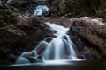 Upper tier waterfall , Jelawang , Kelantan Royalty Free Stock Photo