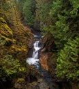 Upper Twin Falls In Washington State Royalty Free Stock Photo