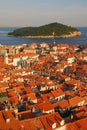 Upper View of Dubrovnik Old Town