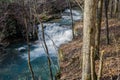 Upper View of the Fenwick Mines Waterfalls - 2 Royalty Free Stock Photo