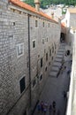 Upper View of the old town in Dubrovnik