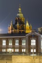 Upper View of Renowned Uspensky Orthodox Cathedral Uspenskin Katedraali