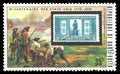 US Stamp and Minutemen Royalty Free Stock Photo