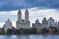 Upper West Side Skyline from Central Park, New York City Royalty Free Stock Photo