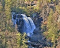 Upper Whitewater Falls Royalty Free Stock Photo