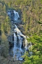 Upper Whitewater Falls in Jocassee Gorge Royalty Free Stock Photo