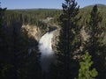 Upper Yellowstone Falls Royalty Free Stock Photo