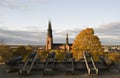 Uppsala cathedral Royalty Free Stock Photo