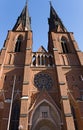 Uppsala Cathedral Royalty Free Stock Photo