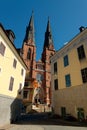 Uppsala Cathedral in Sweden Royalty Free Stock Photo