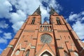 Uppsala cathedral Royalty Free Stock Photo