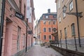 Uppsala downtown street