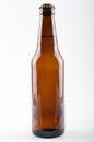 Upright Brown Beverage Bottle