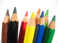 Upright Crayons I Royalty Free Stock Photo