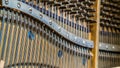 Upright piano Detail Royalty Free Stock Photo
