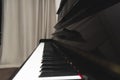 Upright piano keys Royalty Free Stock Photo