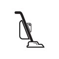 Upright vacuum. Vector illustration decorative design