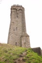 Upright view of wallace monument in stirling