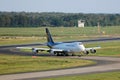 UPS Airlines plane taxiing Royalty Free Stock Photo